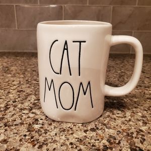 Rae Dunn cat mom mug